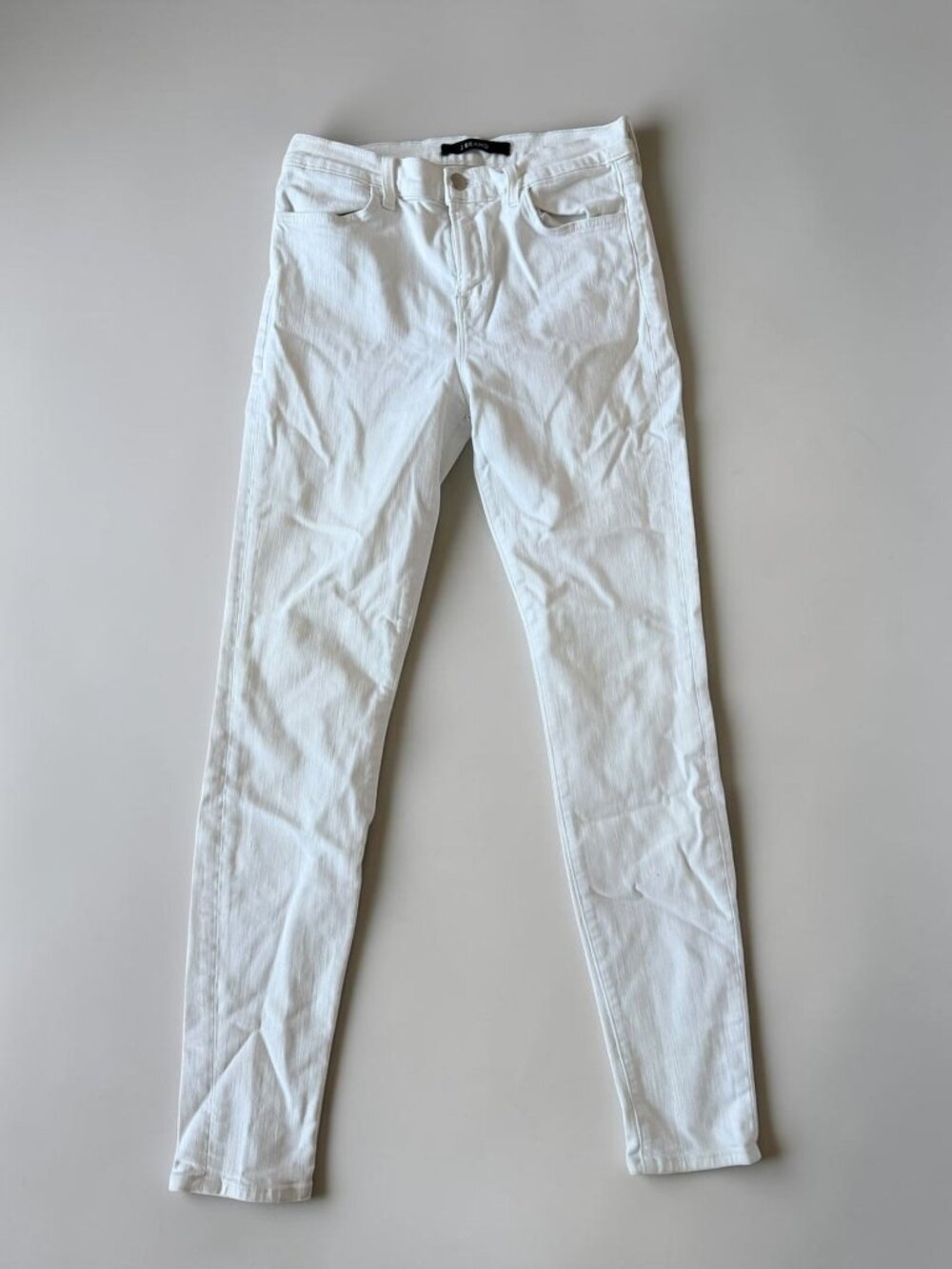 J BRAND Womens White Denim Skinny Jeans Size 30